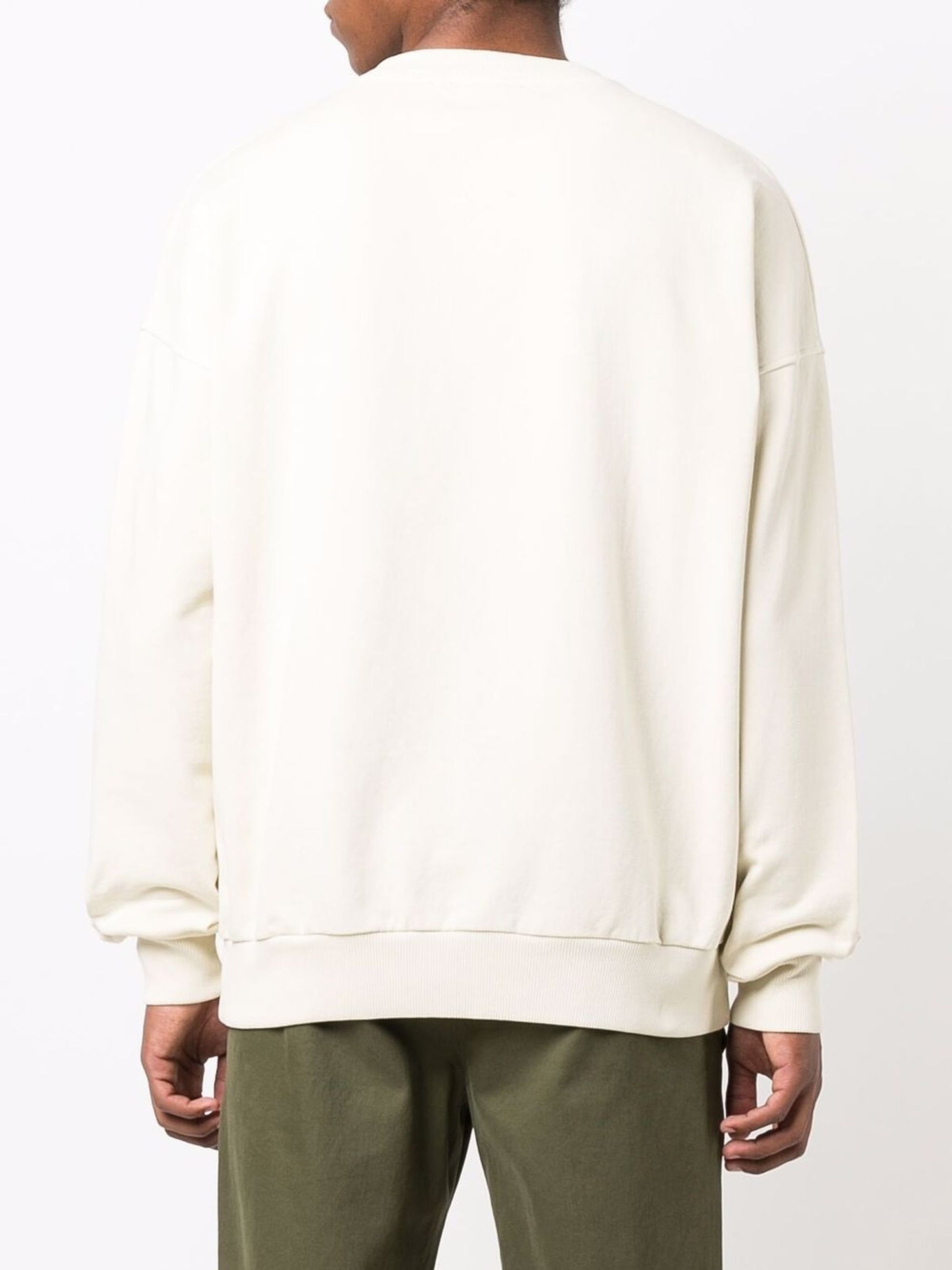 Cream Logo Crewneck Sweatshirt