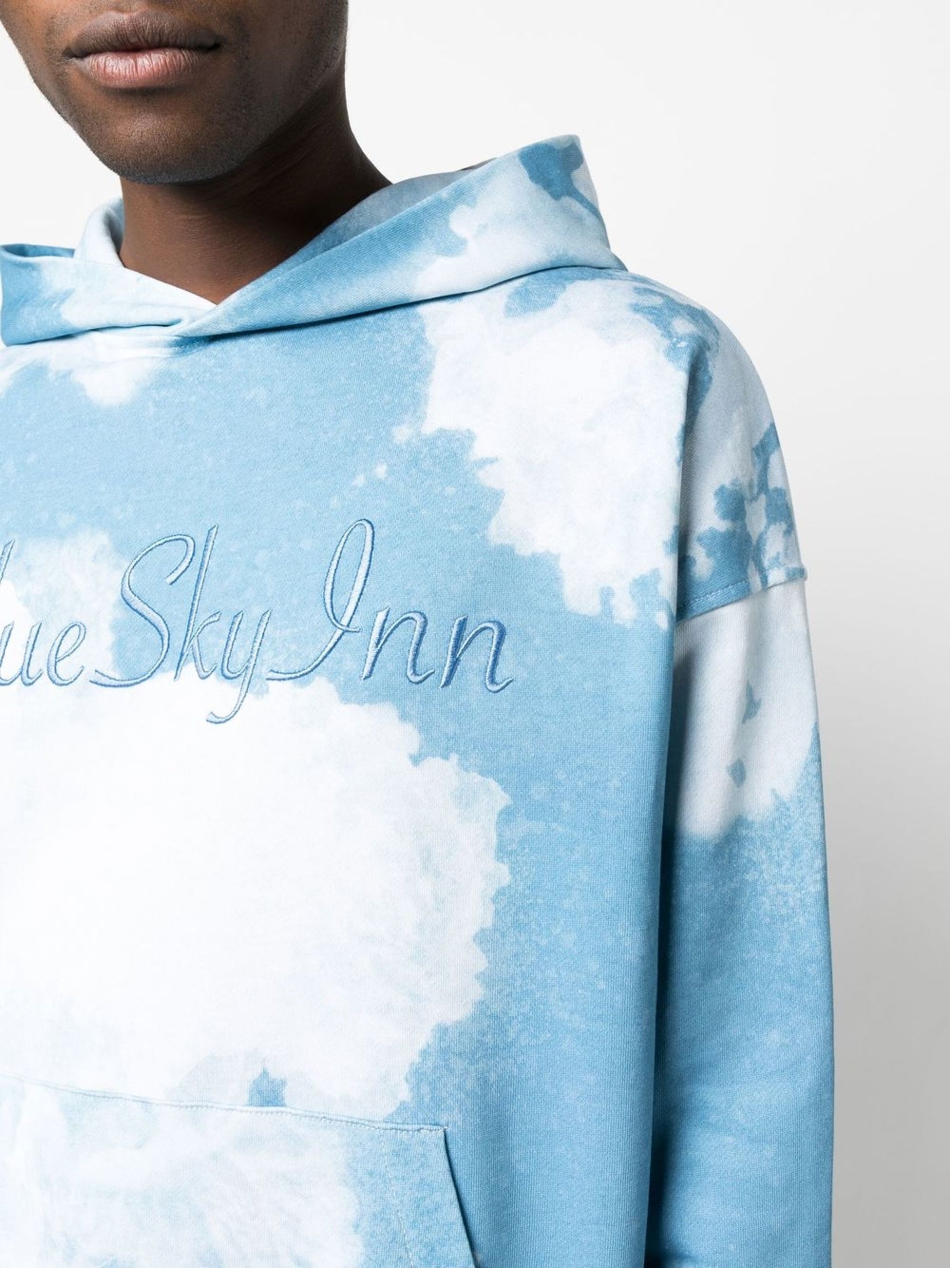 Clouds Tie Dye - Logo Hoodie