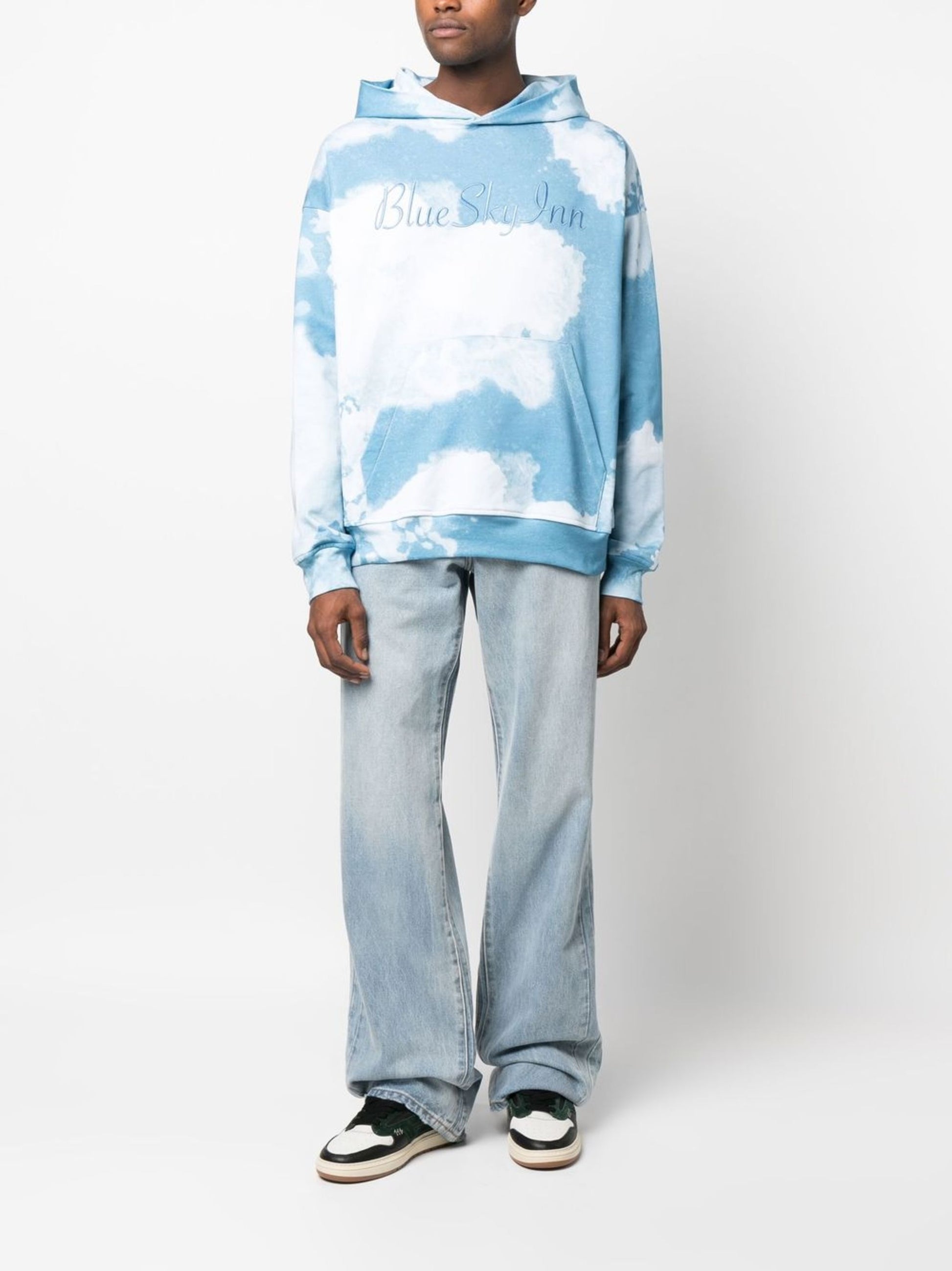 Clouds Tie Dye - Logo Hoodie