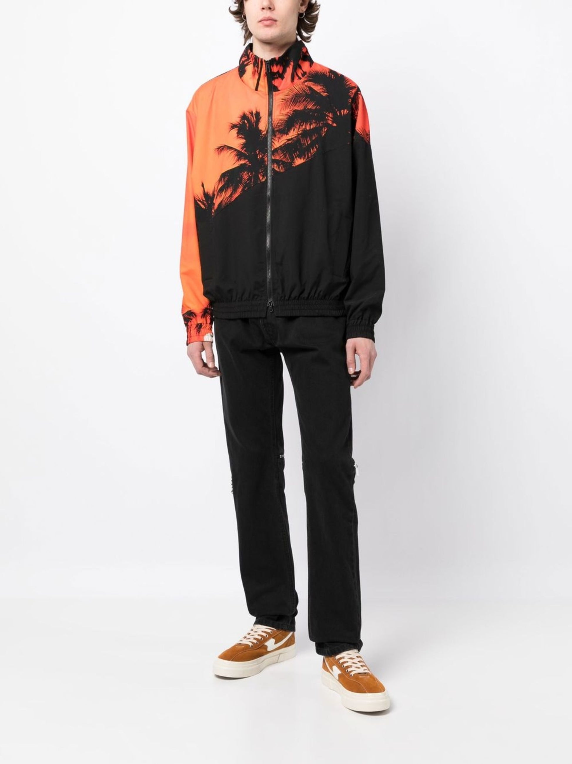 Sunset Palms Nylon Jacket