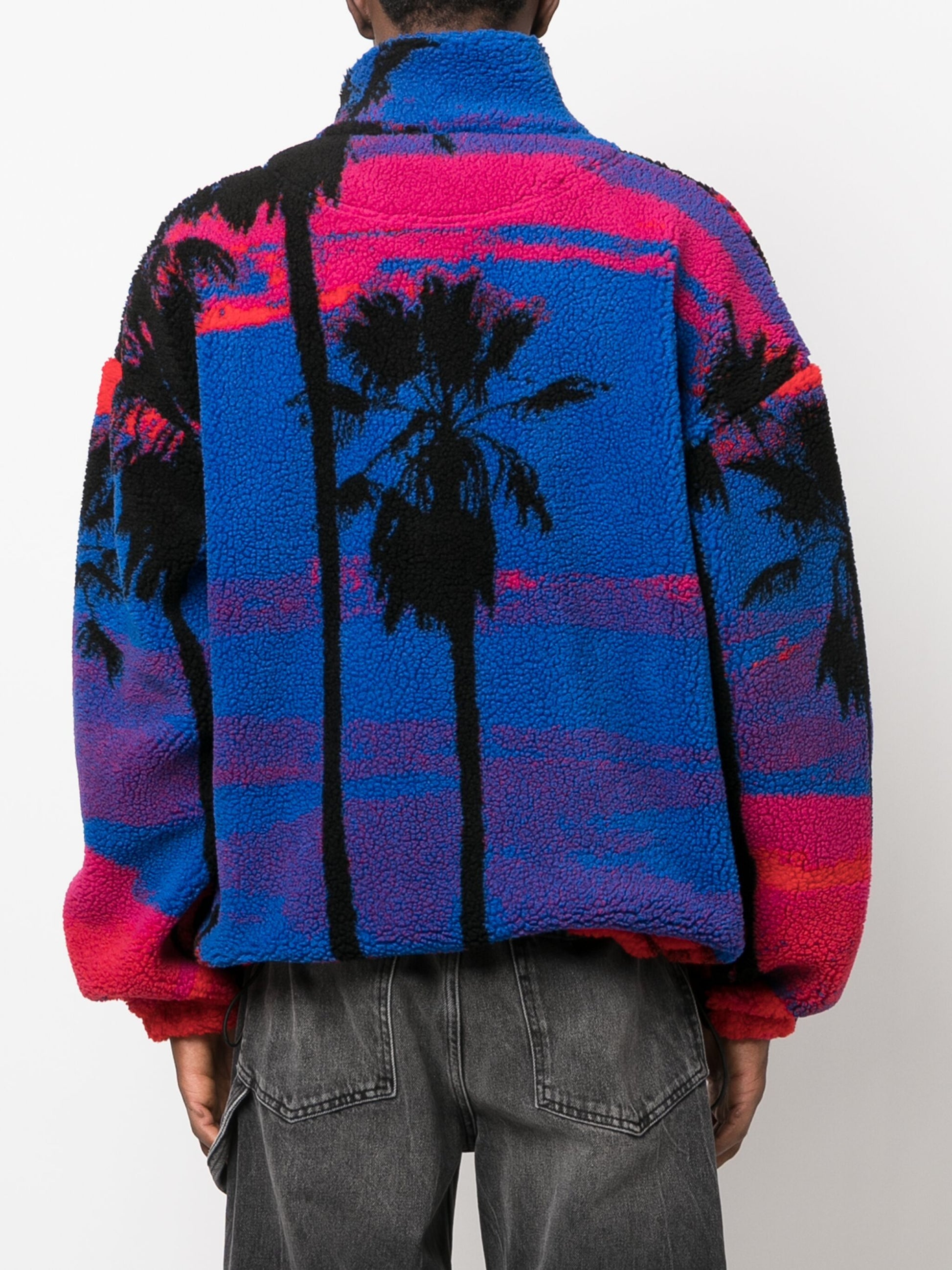 Sunset Palms Fleece Jacket