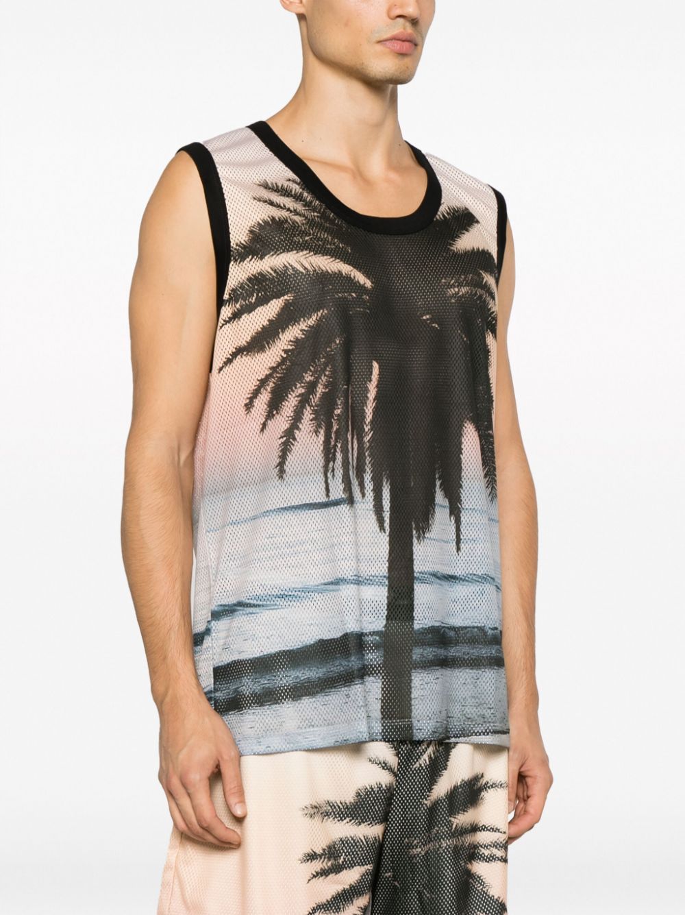 Sunset Basketball Tank Top