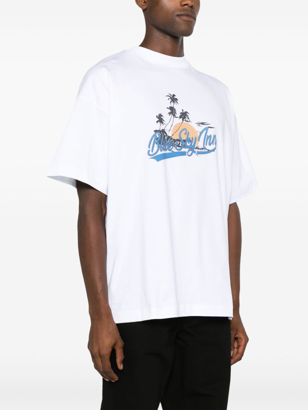 Island Logo Tee - White