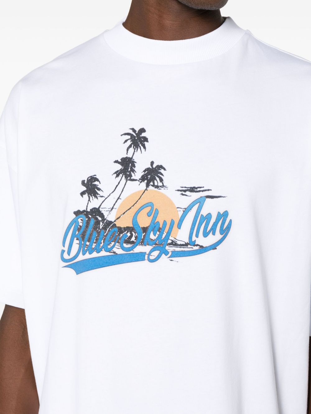 Island Logo Tee - White