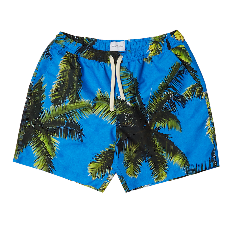 Palms Sky - Swim Trunks