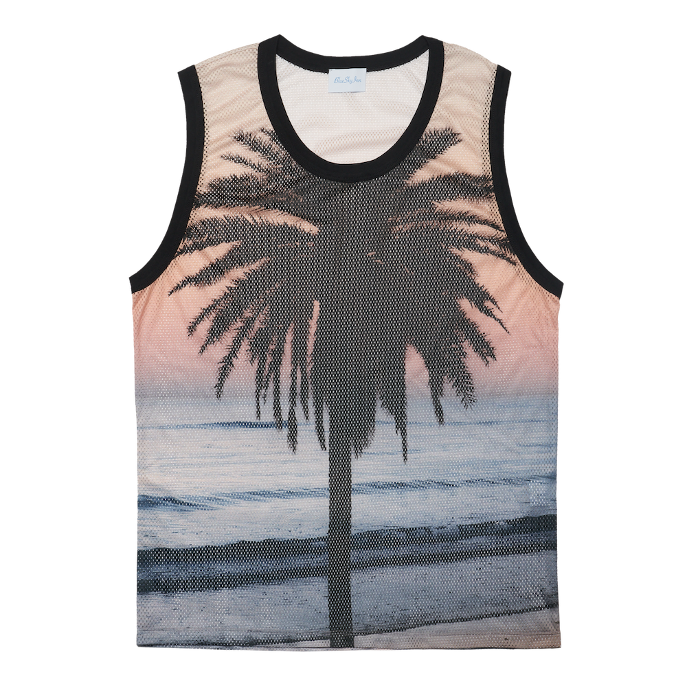 Sunset Basketball Tank Top