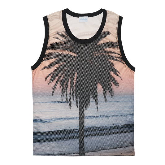 Sunset Basketball Tank Top