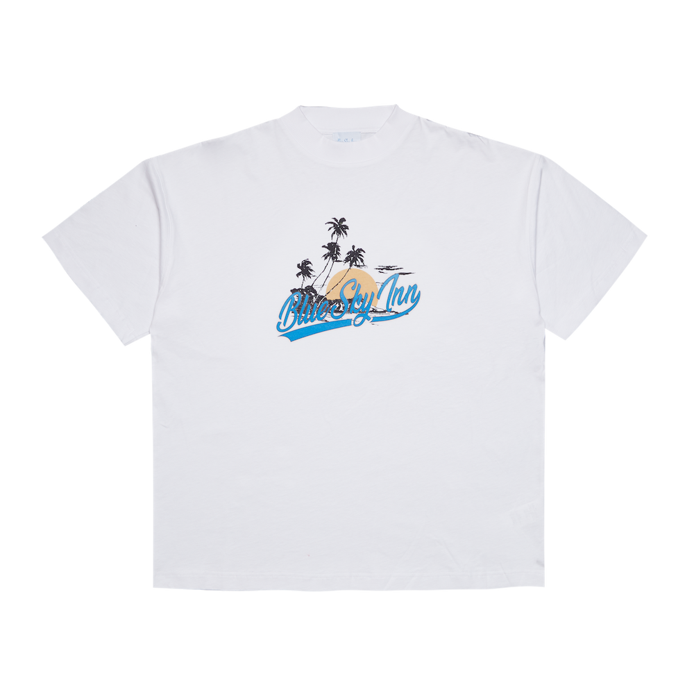 Island Logo Tee - White