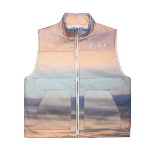 Sunrise Clouds Puffer Vest