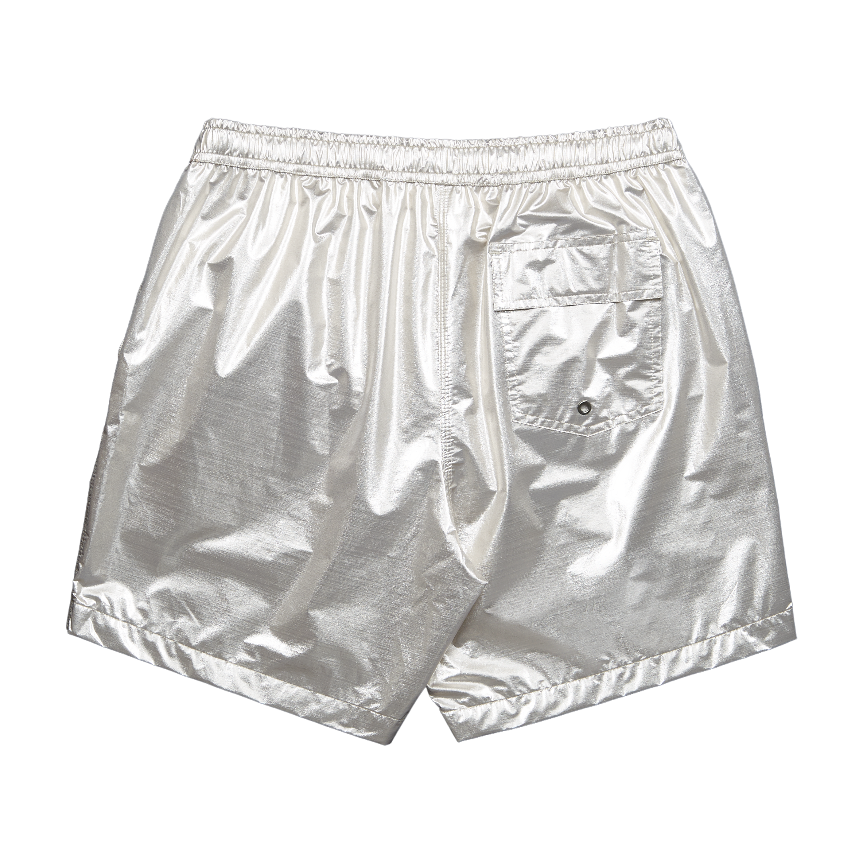 Silver Swim Trunks