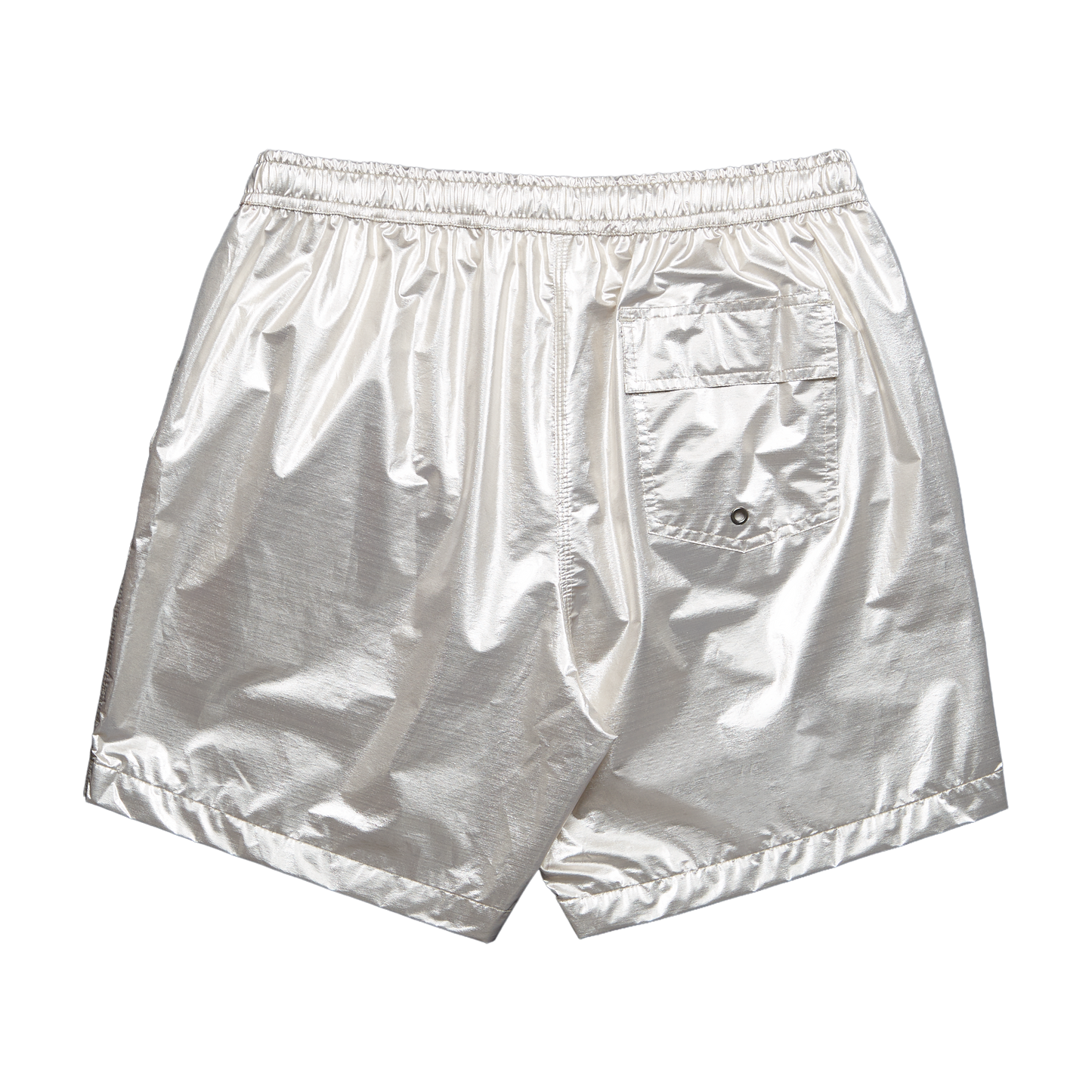 Silver Swim Trunks