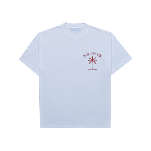 White Surf Palm Tee