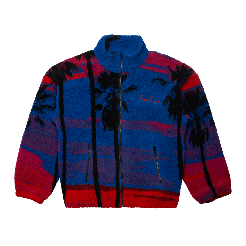 Sunset Palms Fleece Jacket