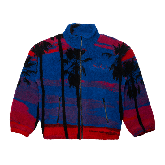 Sunset Palms Fleece Jacket